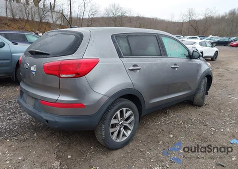 2016 Kia Sportage Lx из США, поврежденный, VIN KNDPBCACXG7878653